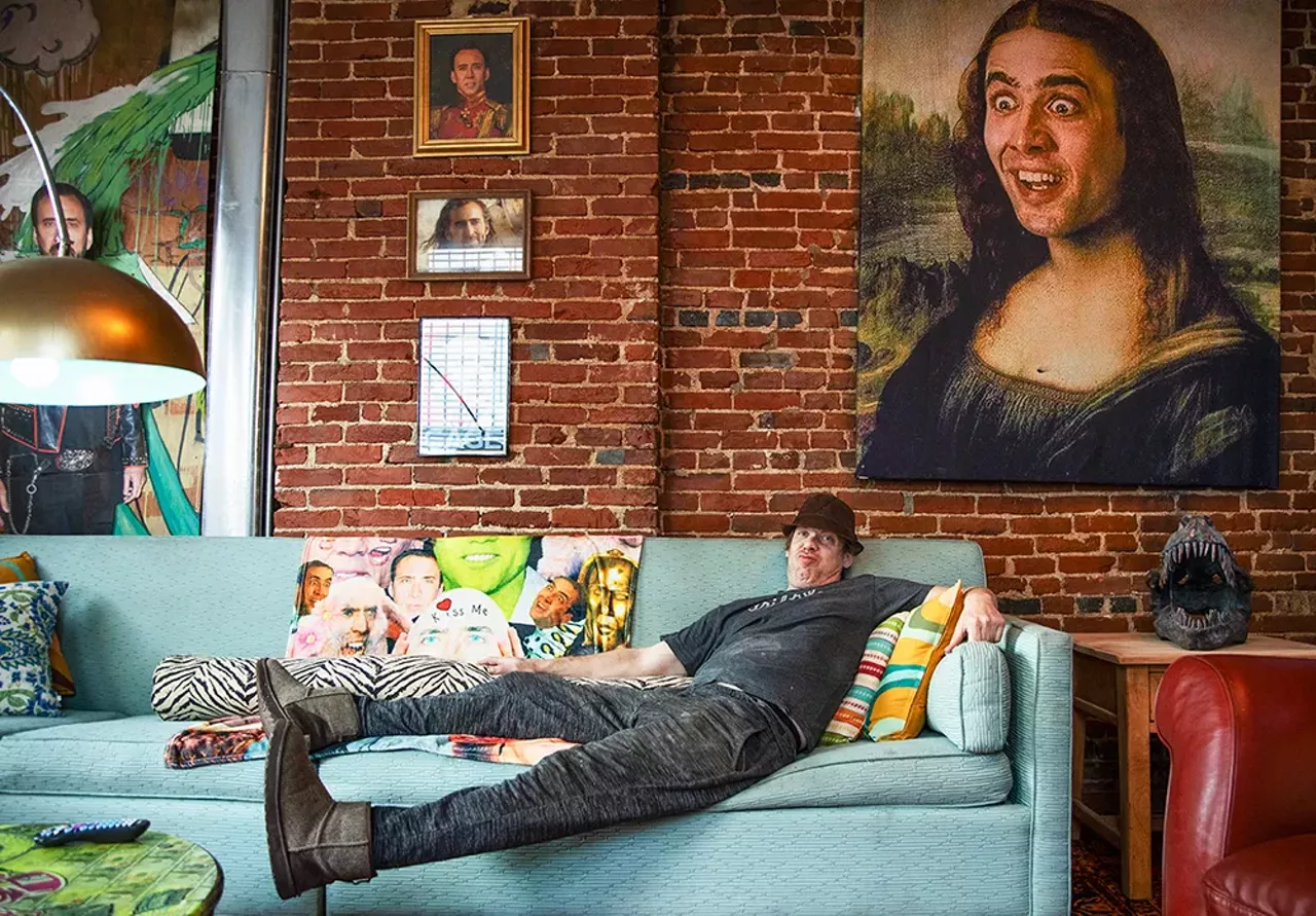 Bonkers Fox Park Home Is a Shrine to Nicolas Cage, Inside and Out