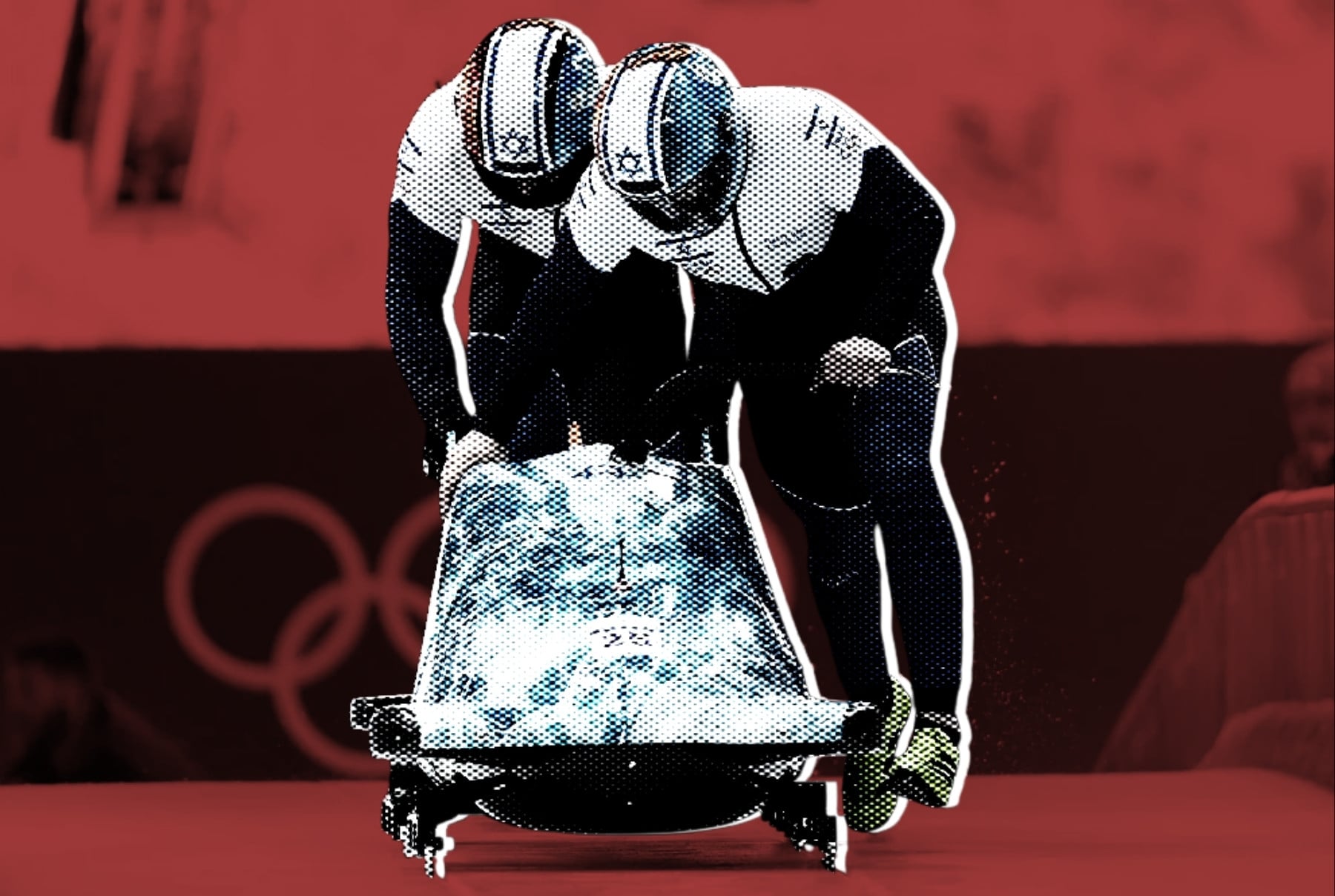 Israeli Bobsled Team Celebrates Olympic Attempt